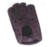 Mens Classic Peccary Leather Short-finger Driving Gloves