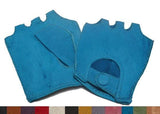 Lady's fashion fingerless peccary leather gloves