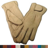 Mens peccary leather unlined riding gloves