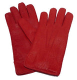 Men's classic lined peccary leather winter gloves