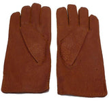 Men's classic lined peccary leather winter gloves