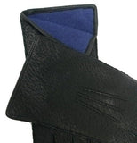 Mens Baby Alpaca lined Peccary Classic Leather Gloves