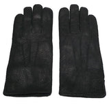 Men's classic lined peccary leather winter gloves