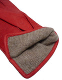 Mens Baby Alpaca lined Peccary Classic Leather Gloves