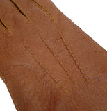 Men's classic lined peccary leather winter gloves
