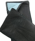 Men's classic lined peccary leather winter gloves
