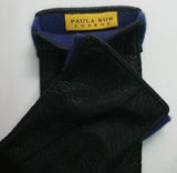 Lady's peccary leather contrast lining gloves