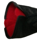 Lady's peccary leather contrast lining gloves
