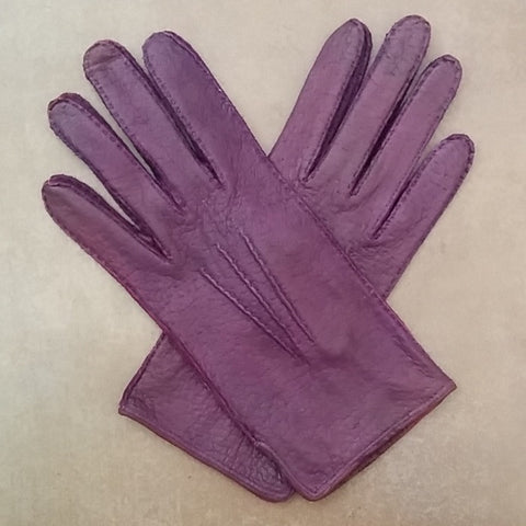 Purple leather gloves 2025