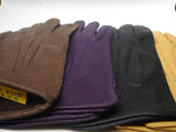 Men's classic lined peccary leather winter gloves
