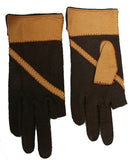 Men's peccary leather full finger and half finger gloves assorted colors.