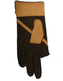 Lady's peccary leather full finger and half finge gloves