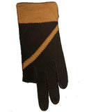 Lady's peccary leather full finger and half finge gloves