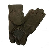 Mens peccary leather unlined riding gloves