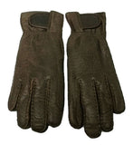 Men's peccary leather riding gloves
