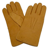 Mens Baby Alpaca-lined Peccary Classic Leather Gloves