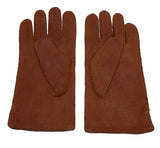 Men's classic unlined peccary leather gloves
