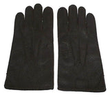 Lady's classic purple unlined peccary leather gloves