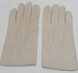 Lady's classic purple unlined peccary leather gloves