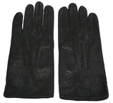 Lady's classic purple unlined peccary leather gloves