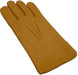 Lady's classic purple unlined peccary leather gloves