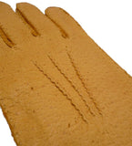 Lady's classic purple unlined peccary leather gloves