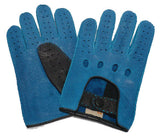 Mens 2-Tone Peccary Leather Driving Gloves