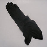 Lady's fashion peccary leather ruched long gloves