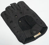 Ladies Peccary Leather Short Finger Driving Gloves