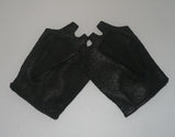 Lady's fashion fingerless peccary leather gloves