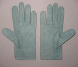 Lady's Peccary leather gloves  patchworked
