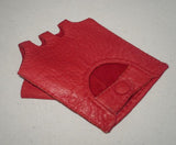 Lady's fashion fingerless peccary leather gloves