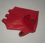 Lady's fashion fingerless peccary leather gloves