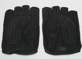 Men's peccary leather rally half finger gloves